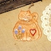 Bluebonnet Prairie Kitty Cat Wall Art / Farmhouse Decor / Cottage Decoration / Gift idea