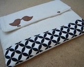 11, 13, 15 or 17 inch macbook laptop sleeve-laptop case-laptop cover-Linen