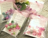 SALE: 10 Girls DIY Bracelet Kits in clear cello packaging, Great as Party Favors or Stocking Stuffers