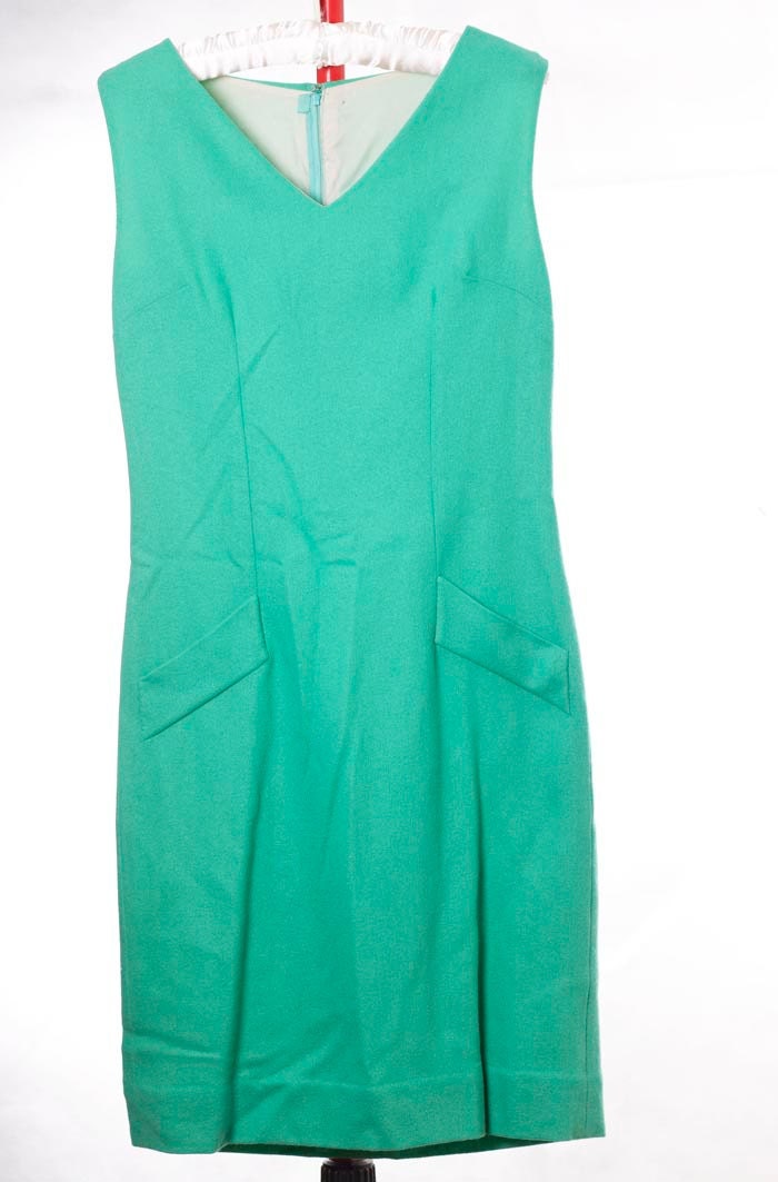 Vintage 60's/70's minty green, geek chic jumper