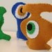 Oggle Monster finger puppets - set of 3 - ON SALE