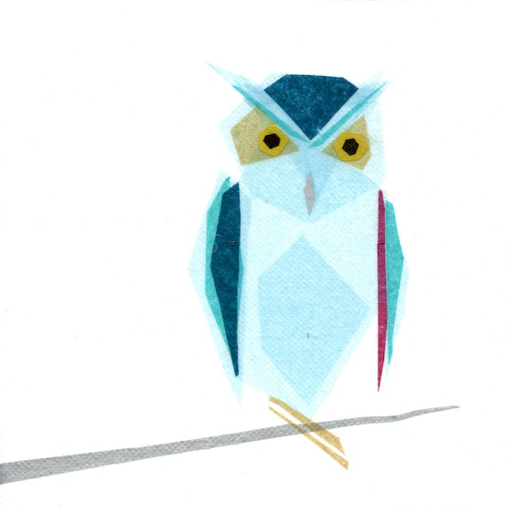omar owl - print
