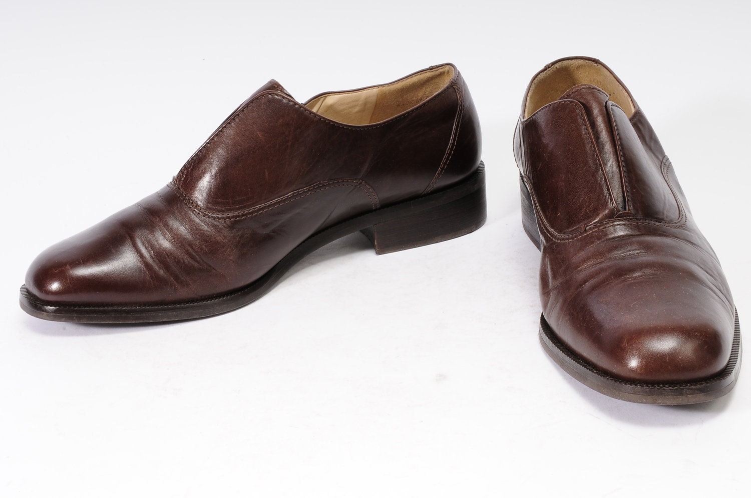 Enzo Angiolini Size 6 Brown leather slip on Shoes