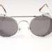 1980's Steampunk Round Sunglasses