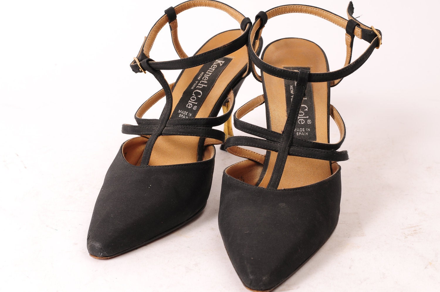 1980's Black Kenneth Cole high heels - Size 7
