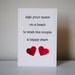Wedding Guest Book Alternative - 3D Wedding Hearts - RAINBOW - XS - For up to 60 guests (includes frame, instruction card & pen)