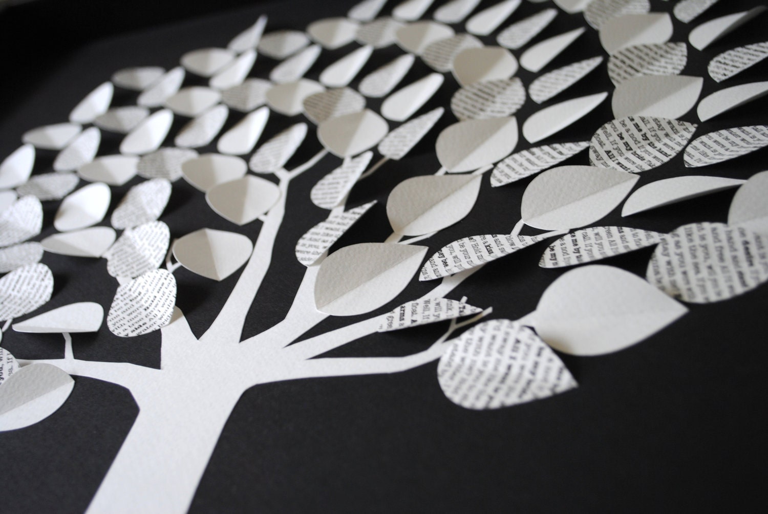 Unique Wedding Guest Book Alternative - 3D Song Tree Guest Book - MED - For up to 75 guests (includes frame, instruction card & pens)