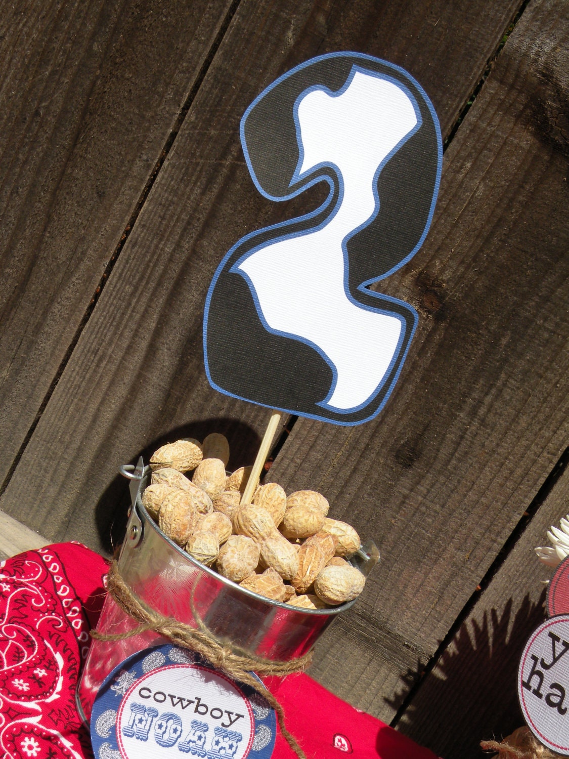 Printable Cowboy Number Centerpiece Il_570xn