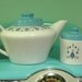 Vintage Swiss Chalet Teapot and Sugar Bowl, Marcrest Swiss Alpine, 1960 Retro Mid Century