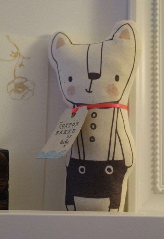 Handmade cotton calico character