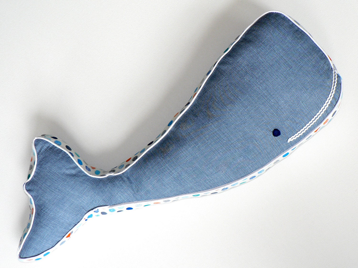 Organic Cotton Whale Pillow