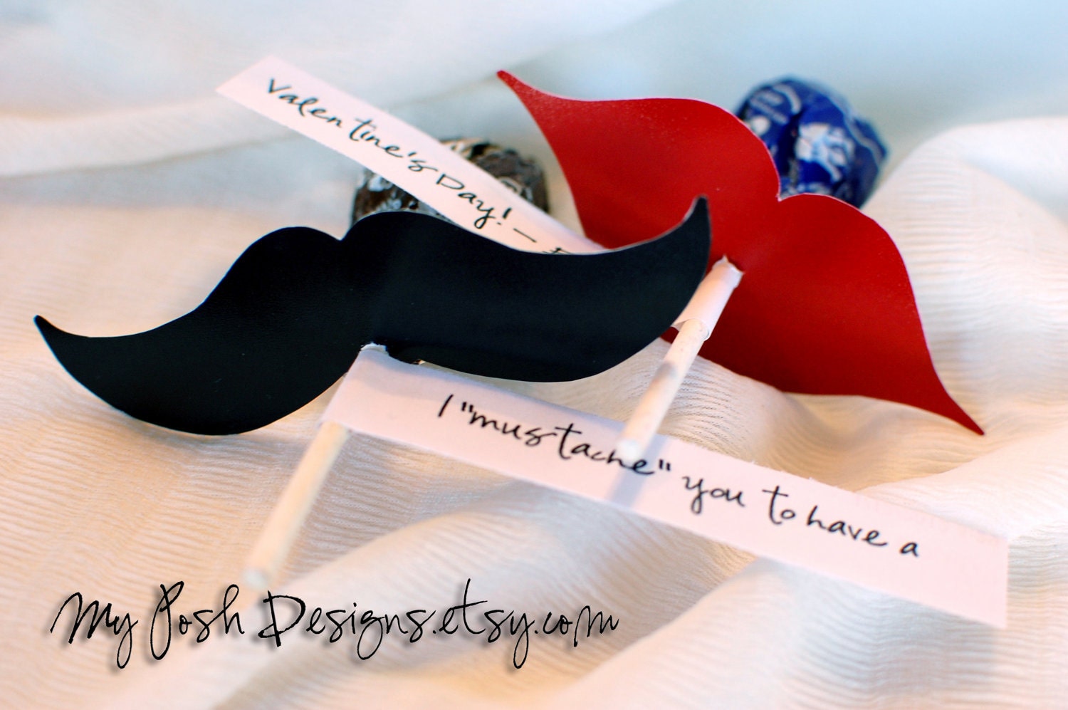 Mustache and Lips PRINTABLES for Suckers Valentine Wedding or Birthday Party Gifts Favors