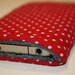 iCozy - iPhone Case - Red and white polka dot