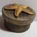 TREASURE- TRINKET BOX - Ocean Theme: Starfish - to hold your precious anythings.