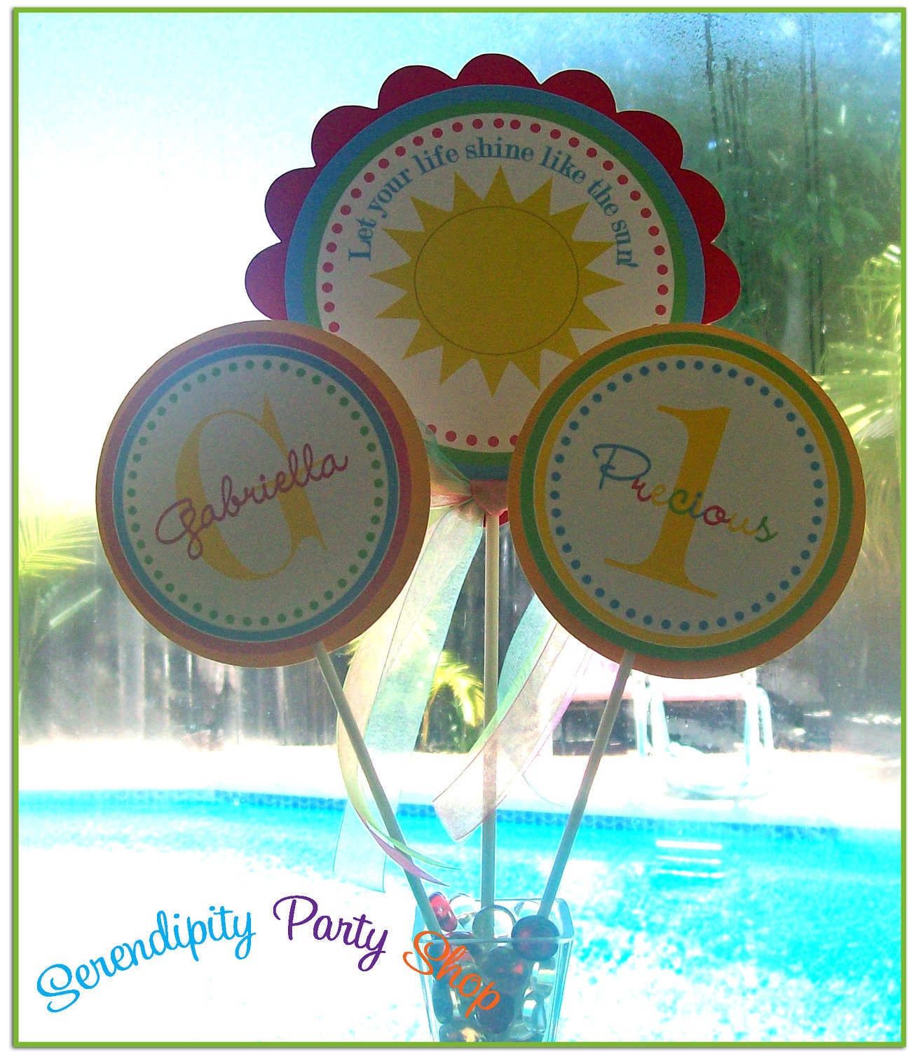You are my Sunshine 3 Piece Centerpiece Set Il_170x135