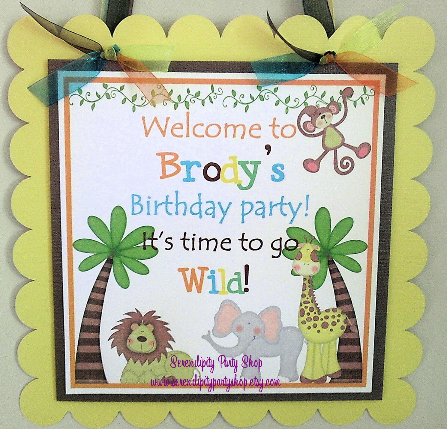 It's A Jungle Door Sign Il_170x135