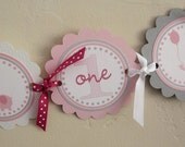 Pink and Grey Elephant Collection: High Chair Banner Il_170x135