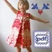 Pleat Dress PDF pattern Sizes 2T-6