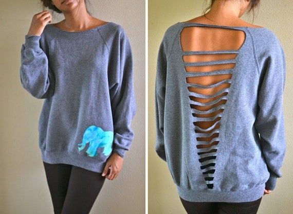 elephant sweatshirts custom orders
