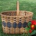 The Car Tote Basket - Handwoven in Blue -