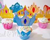 Princess Cupcake Toppers and Wrappers Il_170x135