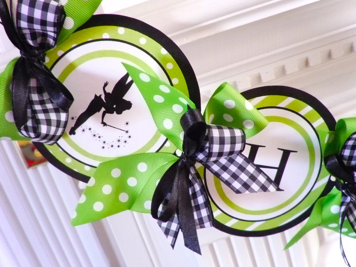 TinkerBell Neverland Fairy Printable Party Birthday DIY Banner Il_570xn