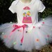 Gumball Cutie custom personalized birthday tutu, onesie or tee set sizes 6m - 5/6