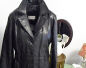 Buttery Marcia Italian Leather Car Coat
