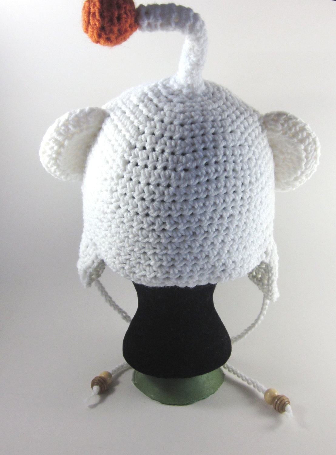 Reddit alien hat (crochet geeky meme ear flap hat)