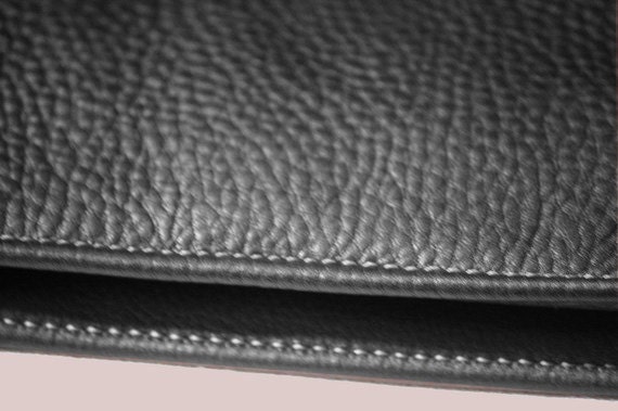 11 inch macbook air laptop sleeve case, black leather