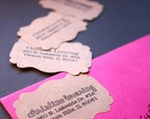 Personalized Address Labels Kraft Brown Return Address for Wedding invitations or thank you notesSet of 36