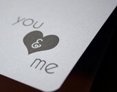 Sweet, Simple Love Note- Folded Note Card