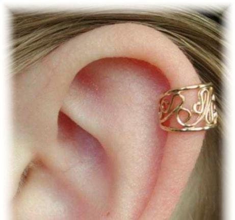 Items similar to Filigree Cartilage Ear Cuff 14K Gold Vermeil on Etsy