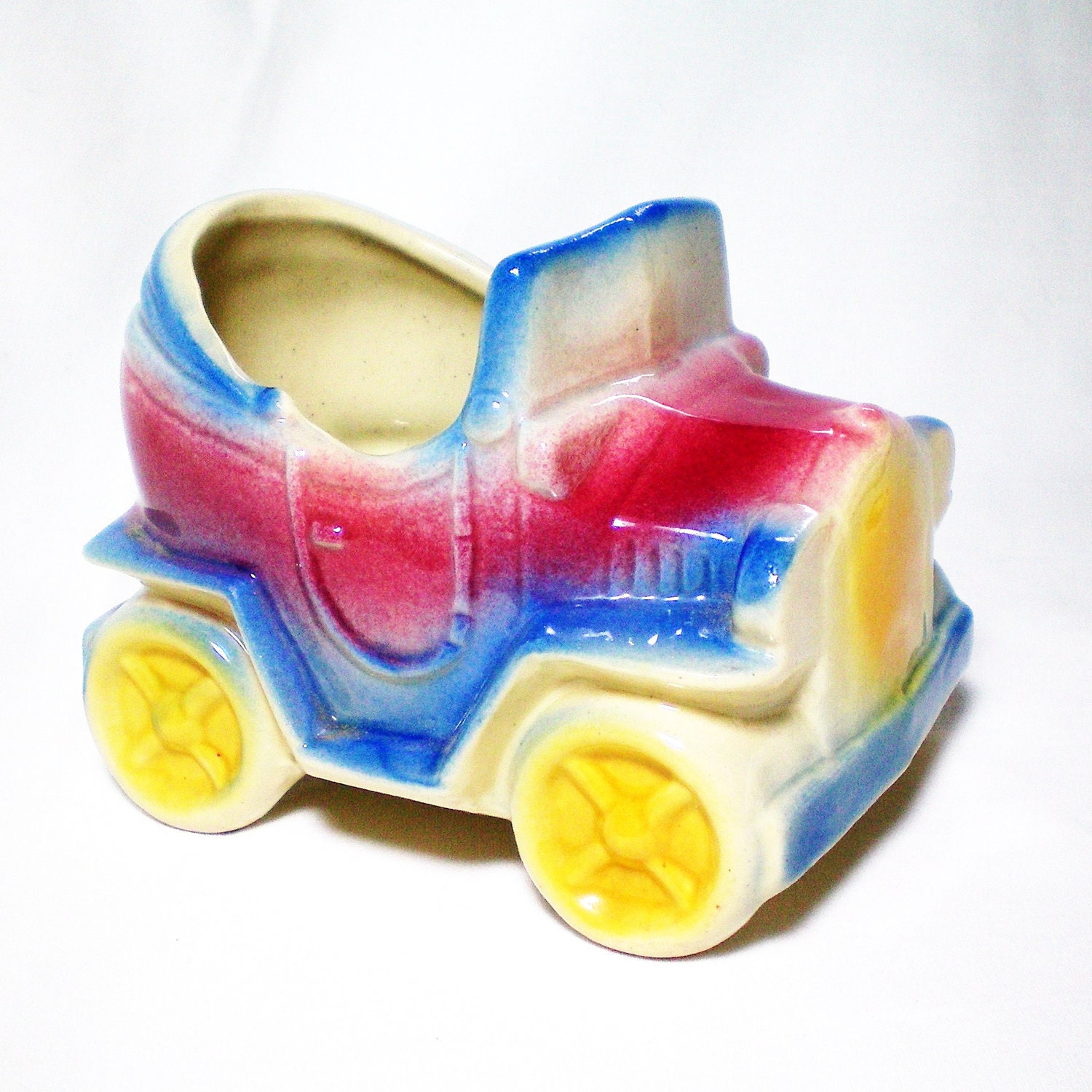Vintage Shawnee Pottery Car Planter
