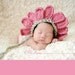 Flower bonnet hat, newborn perfect photography prop, Thank you Mi Amor Photography for a precious photo