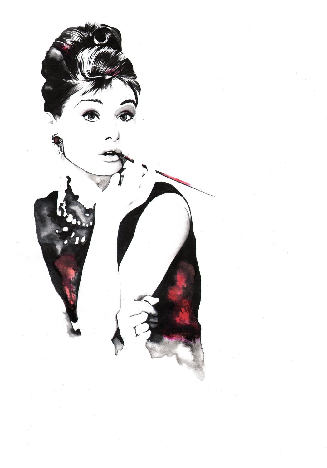 A3 Audrey Hepburn Print