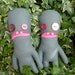 The Twins - plush Fuggler monsters