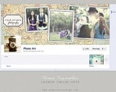 INSTANT DOWNLOAD Facebook Timeline Cover design - Time Traveler by Summit Avenue