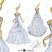 Cinderella Inspired Blue Wedding Dress, Custom Made to Order in your size