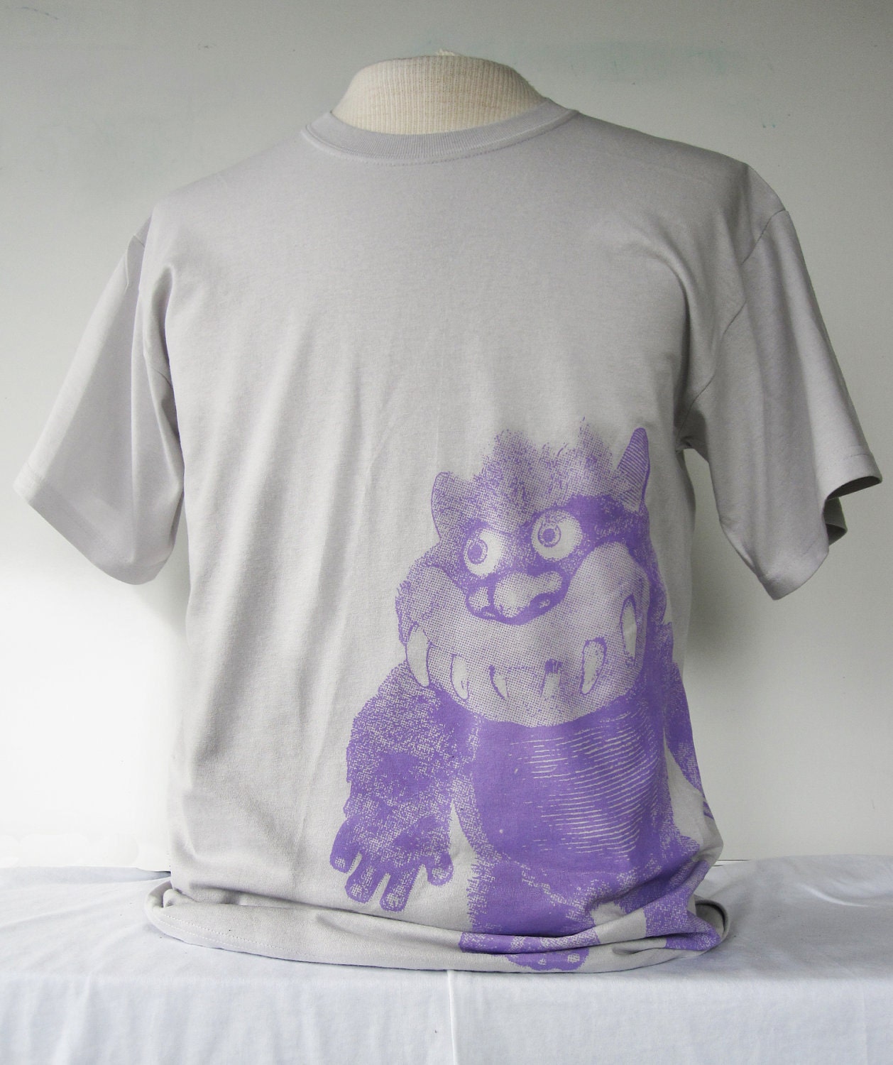 Monster Friend Tee Hand Screen Printed Tshirt