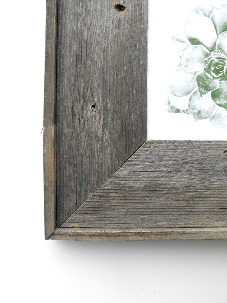 Barnwood Picture Frame - 8"x10" - 6 inch frame