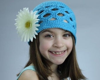 Newsboy Scalloped Breezy Beanie - Crochet Pattern