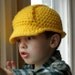 Hard Hat Helmet - Crochet Pattern - Permission to sell finished items