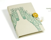 Design Journal - Zebra ( hardcover / handmade) - Sandynbear