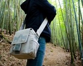 Design Messenger Camera Bag - Zebra ( Unisex / Handmade / Canvas / Cotton )