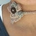 Knit Flower Headband, Choker Necklace, Pastel Floral