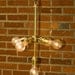 5 Light Brass Chandelier