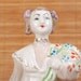 Russian Porcelain Figurine Polonsky ZHK not LFZ - Schoolgirl with bouquet - USSR