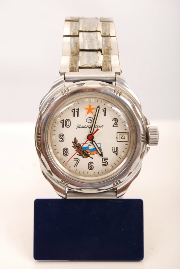 Vintage Wostok VostoK RUSSIAN Mechanical Military WRIST WATCH - Komandirskie -