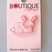 Bunny Rabbit Applique Iron On Patch